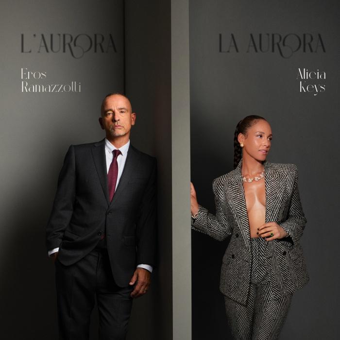 Eros Ramazzotti e Alicia Keys se unem em dueto inédito de "L'Aurora