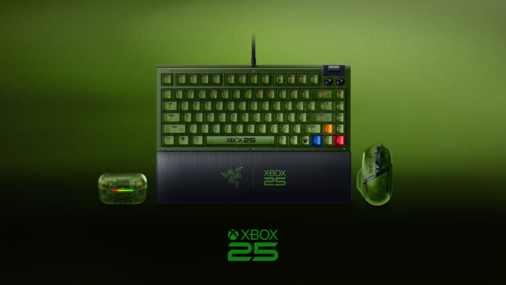 Razer celebra 25 anos de Xbox com coleção especial de periféricos