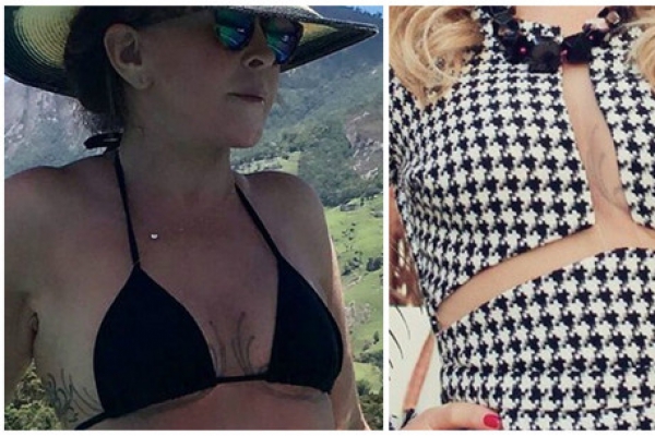 Zilu Godói revela tatuagem nos seios em look transparente