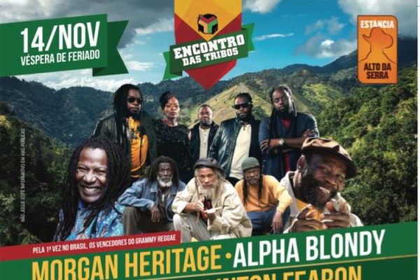 Morgan Heritage, The Congos, Alpha Blondy e Clinton Fearon se apresentam em edição histórica do Encontro das Tribos na Estância Alto da Serra.