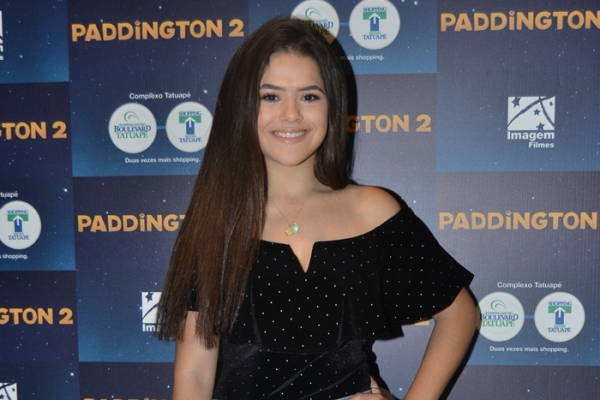 A Atriz Maísa prestigia Pré estreia do filme Paddington 2 em SP.