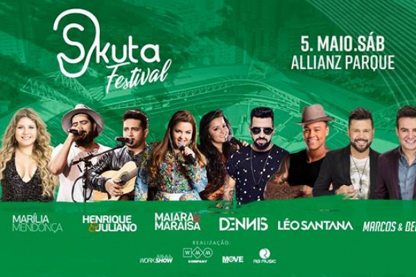 O 1º Skuta Festival trás grandes atrações ao Allianz Parque em Maio.