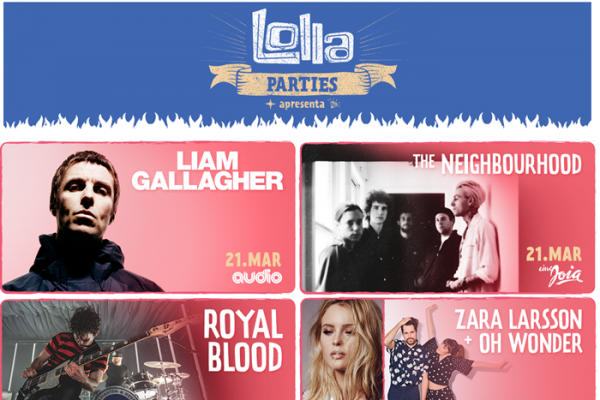 Lollapalooza Brasil 2018 anuncia as bandas e datas do Lolla Parties.