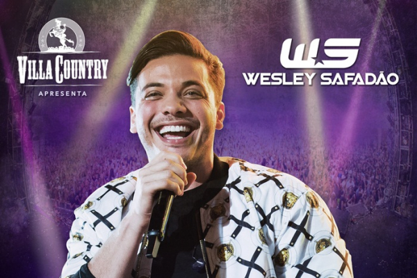 Wesley Safadão volta ao palco do Villa Country nesta quinta-feira.