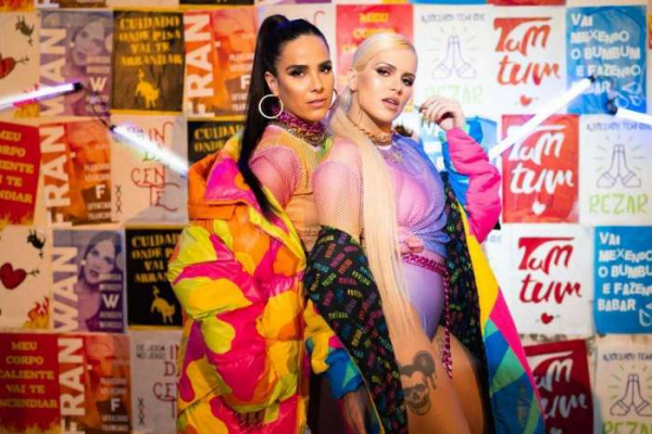 Francinne grava clipe com Wanessa  Camargo