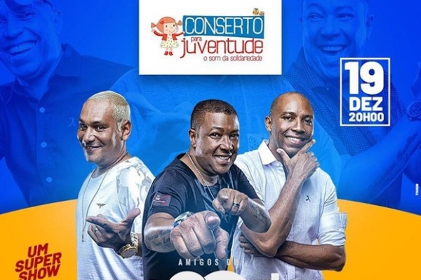 Chrigor, Salgadinho e Márcio Art, com Projeto Pagode 90, se apresentam na Euro Soccer