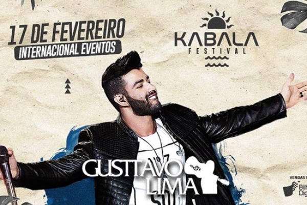 Gusttavo Lima é atração do 1º Kabala Festival