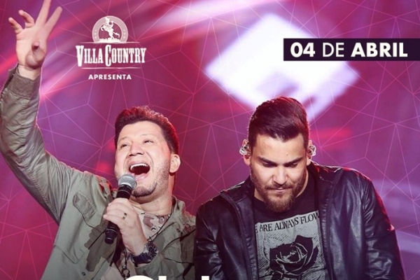 Cleber e Cauan fazem a festa no Villa Country