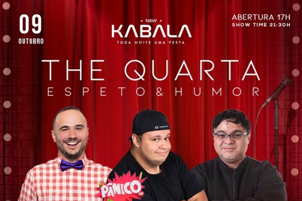 Rogério Morgado comanda o The Quarta, Espeto & Humor no New Kabala