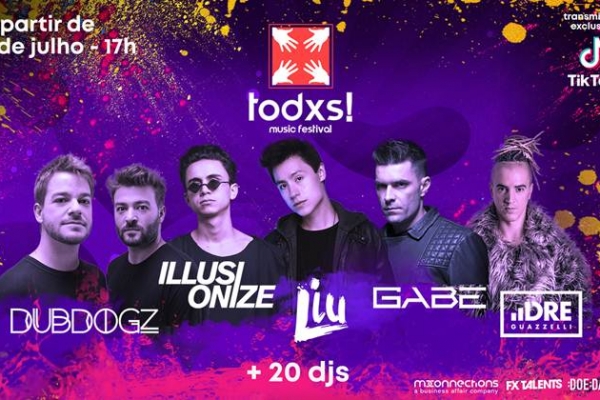 Com mais de 20 artistas, Maior Festival Online de Música Eletrônica do Brasil terá transmissão exclusiva no TikTok