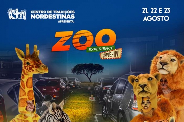 Espetáculo drive-in "Zoo Experience" traz magia do safari africano paro o CTN