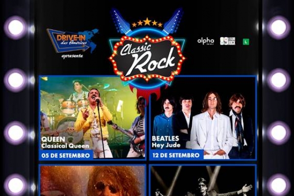 Drive-In das Américas apresenta a temporada Classic Rock
