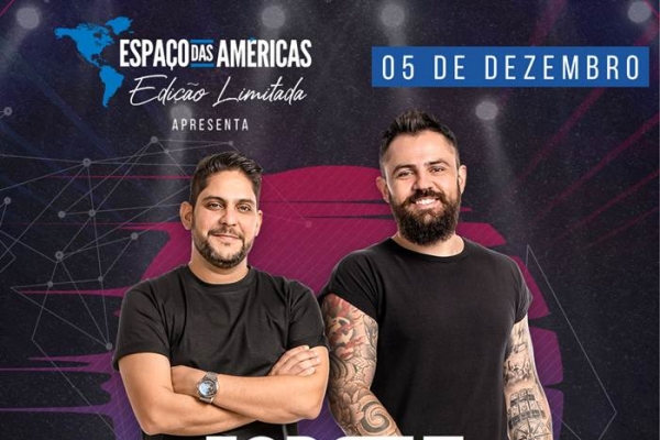 Jorge e Mateus fazem show com formato inédito no Espaço das Américas