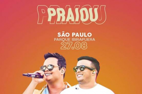 Matheus & Kauan transformam Ibirapuera em praia e se apresentam em mega festival